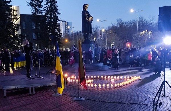 Jonavoje - Ukrainai palaikyti skirta akcija (nuotraukų galerija)