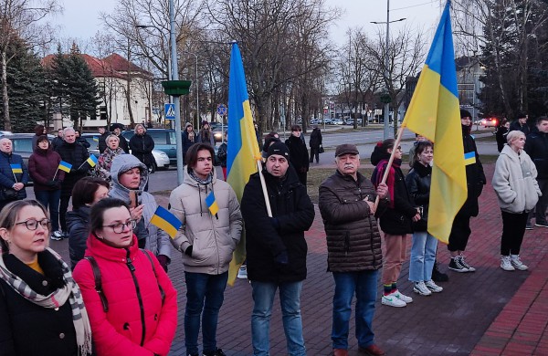 Jonavoje - Ukrainai palaikyti skirta akcija (nuotraukų galerija)