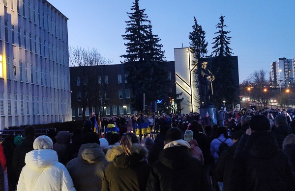 Jonavoje - Ukrainai palaikyti skirta akcija (nuotraukų galerija)