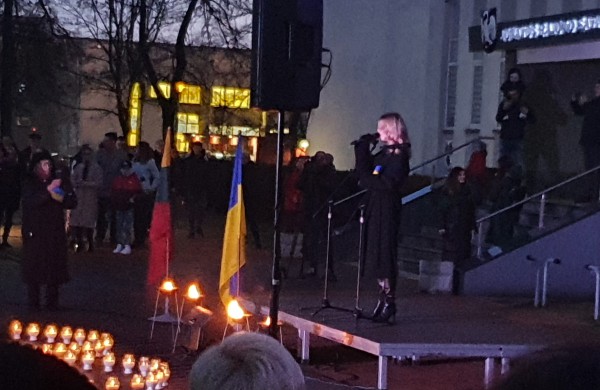 Jonavoje - Ukrainai palaikyti skirta akcija (nuotraukų galerija)