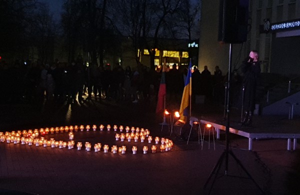 Jonavoje - Ukrainai palaikyti skirta akcija (nuotraukų galerija)