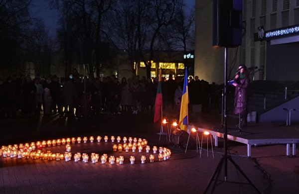 Jonavoje - Ukrainai palaikyti skirta akcija (nuotraukų galerija)