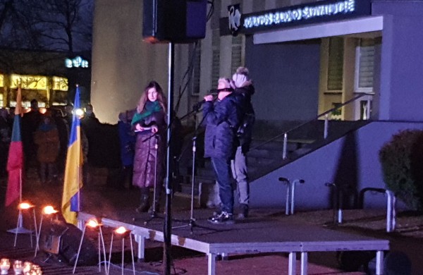Jonavoje - Ukrainai palaikyti skirta akcija (nuotraukų galerija)