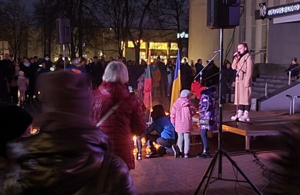 Jonavoje - Ukrainai palaikyti skirta akcija (nuotraukų galerija)