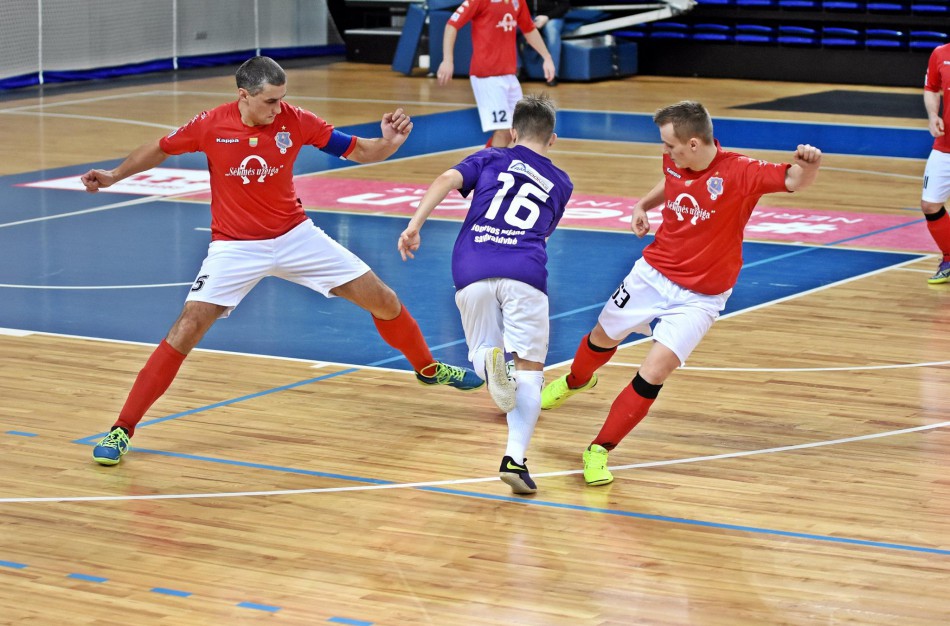 Netikėtumų neįvyko – į Futsal A lygos pusfinalį žengė favoritai