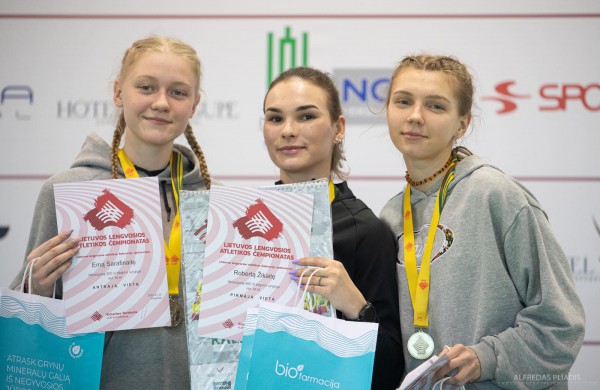 Jonavietė Ema Sarafinaitė – Lietuvos lengvosios atletikos suaugusių čempionato vicečempionė!