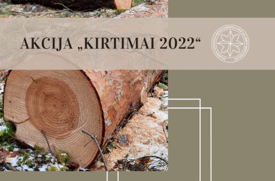 Aplinkosaugininkai kovą pradeda su nauja akcija „Kirtimai“