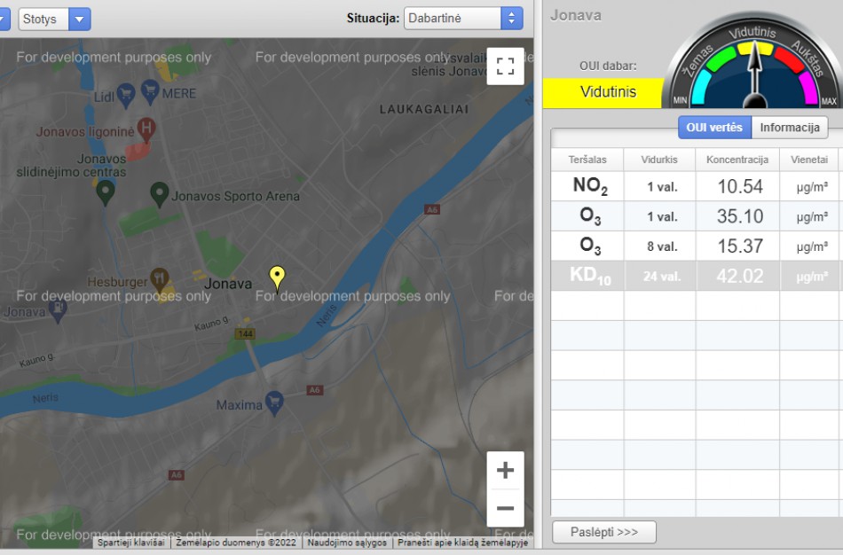 Jonavoje pastebimos padidėjusios kietųjų dalelių koncentracijos
