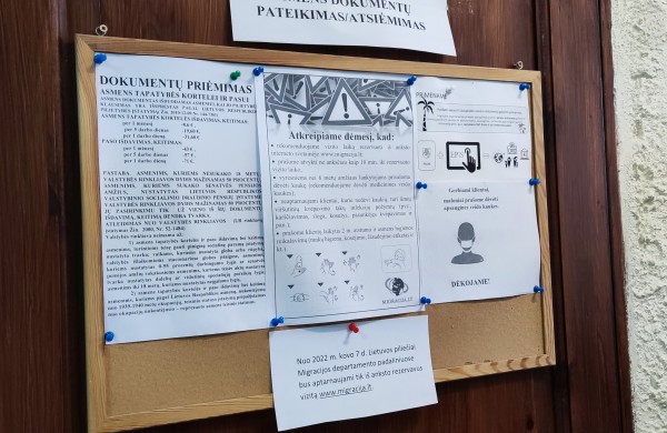 Apgultis Migracijos poskyryje dėl asmens dokumentų: į Jonavą atvyko net iš sostinės