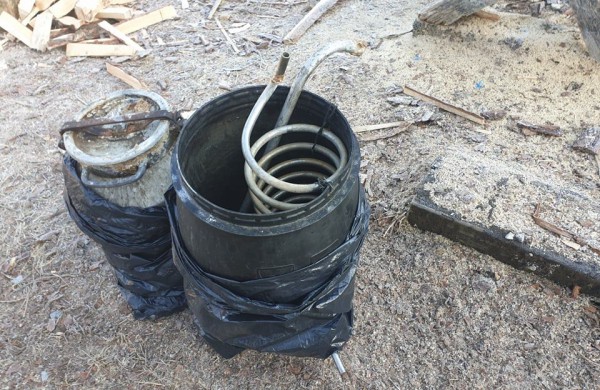 Jonavos rajone išaiškinta dar viena nelegalaus alkoholio gaminimo vieta