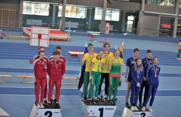Net du medaliai iš Baltijos šalių lengvosios atletikos čempionato