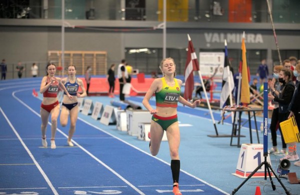 Net du medaliai iš Baltijos šalių lengvosios atletikos čempionato