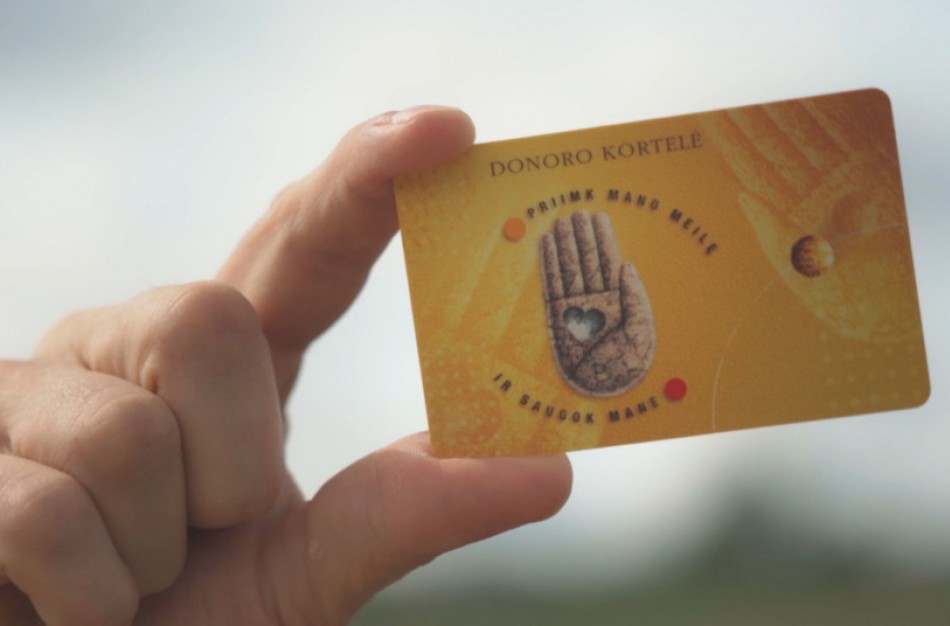 Kortelė, kuri gelbėja gyvybes