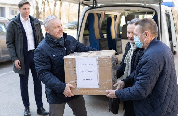 Savivaldybės labdaros krovinys jau pakeliui į Ukrainą