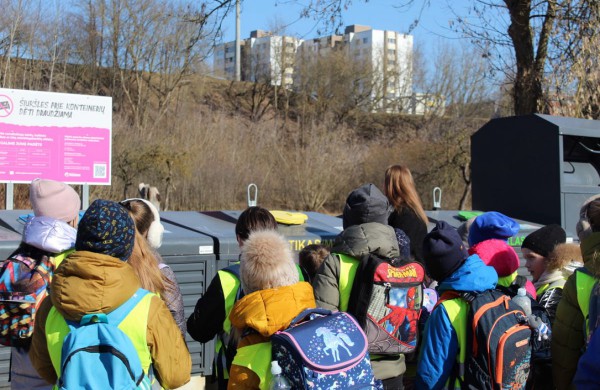 Žemės dienai skirtas renginys „Rūšiuoti smagu“