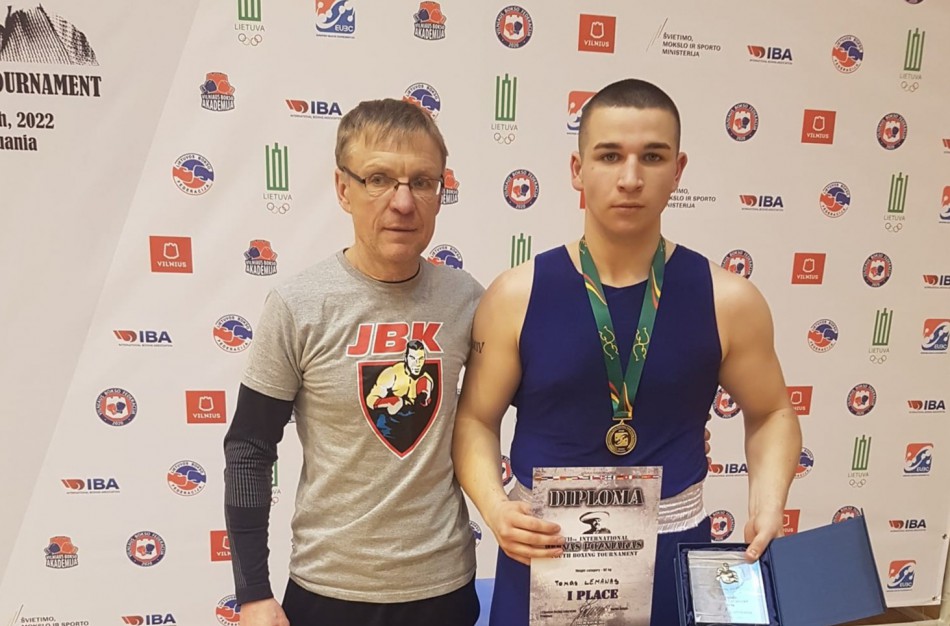 Jonavietis Tomas Lėmanas – tarptautinio D. Pozniako bokso čempionato prizininkas