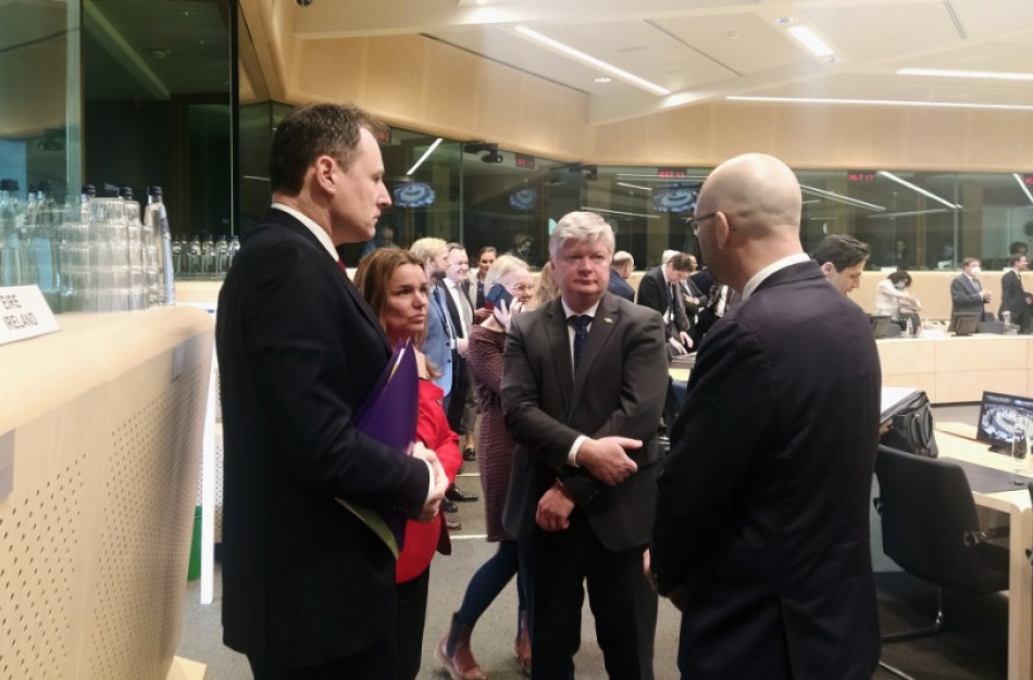 K. Navickas: būtina tęsti paramą Ukrainai, kovojančiai už mūsų vertybes