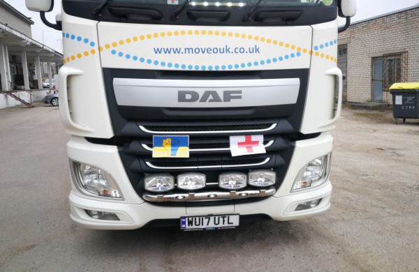 Jonavoje apsistojusius ukrainiečius pasiekė įspūdingo dydžio paramos siunta iš Anglijos