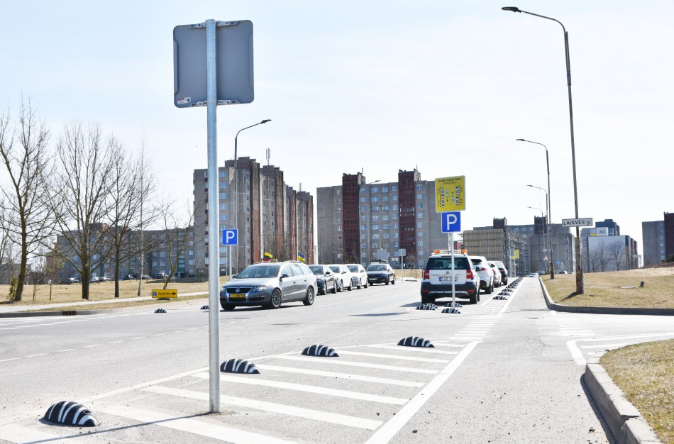 Bus keičiamas kelio ženklinimas P. Vaičiūno gatvėje