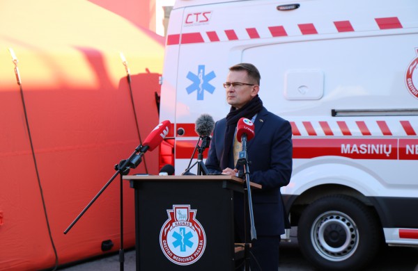 SAM: Greitoji medicinos pagalba kiekvieną Lietuvos gyventoją pasieks laiku