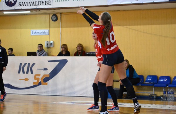 Jonavos tinklininkių revanšas prieš kitą Latvijos komandą