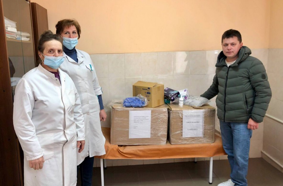 Ukrainiečiai dėkoja Jonavai už humanitarinę pagalbą