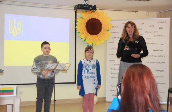 Socialinių paslaugų centre - Ukrainos karo pabėgėlių rėmimo renginys