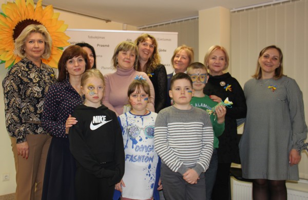 Socialinių paslaugų centre - Ukrainos karo pabėgėlių rėmimo renginys