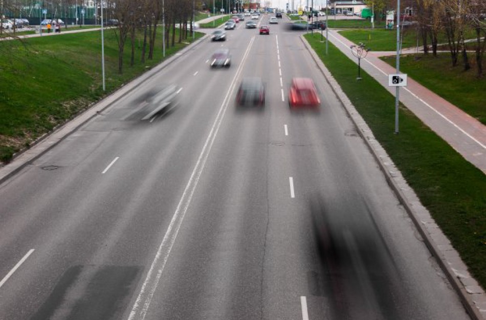 Greičio matuoklis Jonavoje fiksuoja mažiau pažeidimų