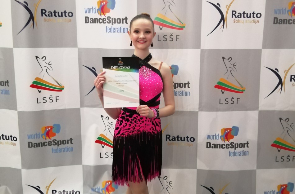 Lietuvos Solo Latino ir Caribbean style šokių čempionate – klubo “Vėtra” atstovės sėkmė