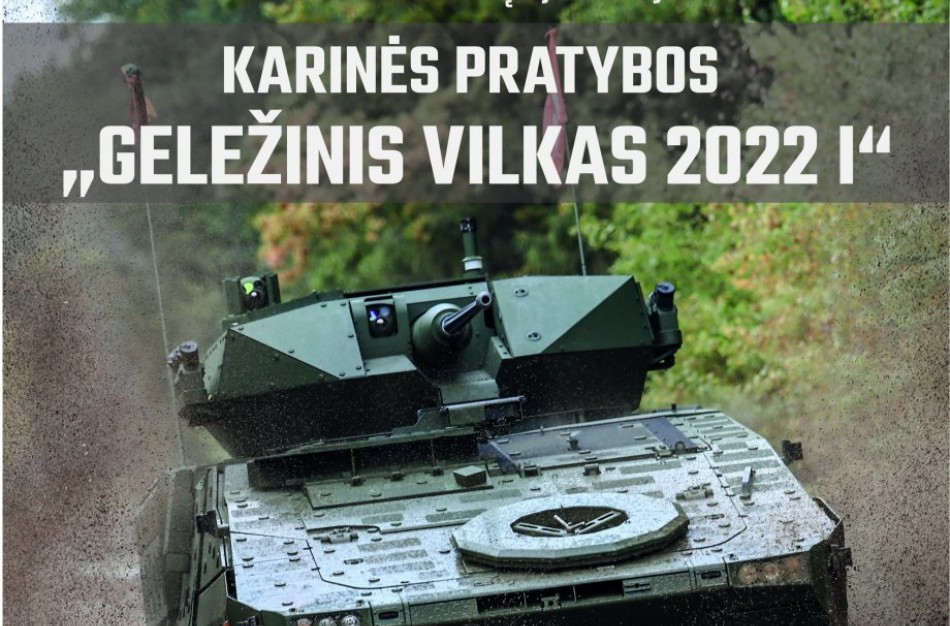 Jonavos rajone vyks tarptautinės karinės pratybos „Geležinis vilkas 2022 I“