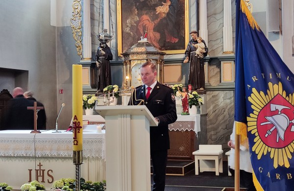 Po ilgesnės pertraukos paminėta Šv. Florijono – ugniagesių gelbėtojų diena