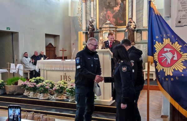 Po ilgesnės pertraukos paminėta Šv. Florijono – ugniagesių gelbėtojų diena