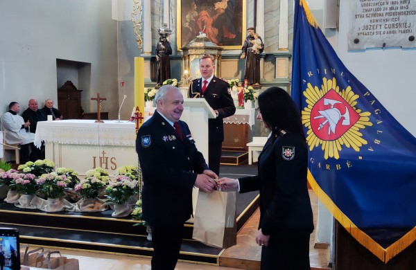 Po ilgesnės pertraukos paminėta Šv. Florijono – ugniagesių gelbėtojų diena