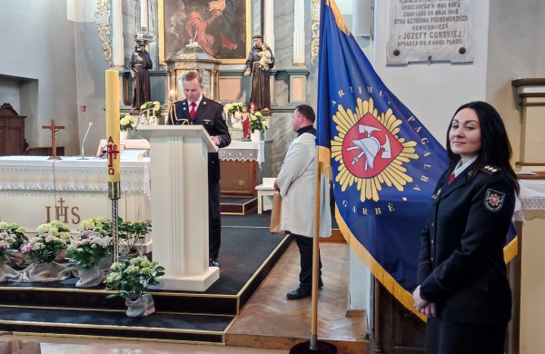 Po ilgesnės pertraukos paminėta Šv. Florijono – ugniagesių gelbėtojų diena