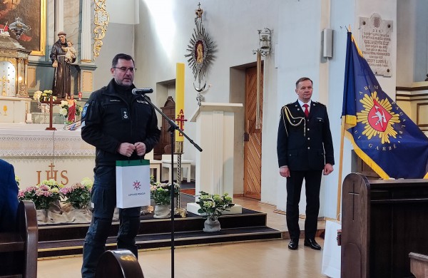 Po ilgesnės pertraukos paminėta Šv. Florijono – ugniagesių gelbėtojų diena