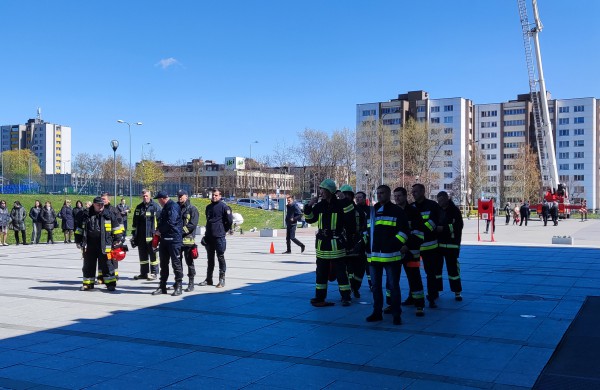 Po ilgesnės pertraukos paminėta Šv. Florijono – ugniagesių gelbėtojų diena