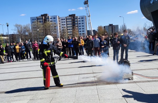Po ilgesnės pertraukos paminėta Šv. Florijono – ugniagesių gelbėtojų diena