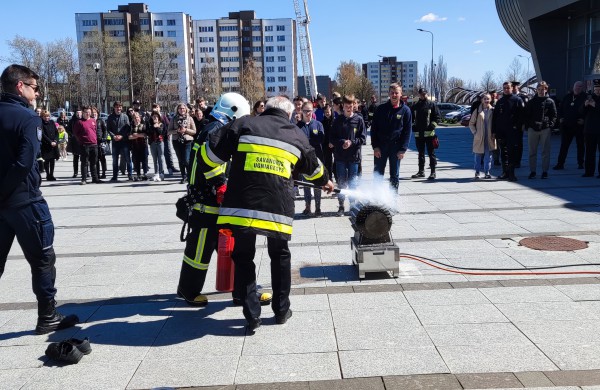 Po ilgesnės pertraukos paminėta Šv. Florijono – ugniagesių gelbėtojų diena