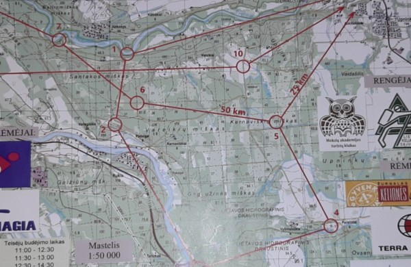 Upninkuose - Mokslų akademijos turistų klubo ir Lietuvos keliautojų  sąjungos 49-asis pėsčiųjų maratonas