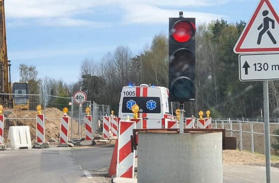 Vairuotojai pradeda abejoti, ar Ruklos viaduko rekonstrukcija bus baigta laiku