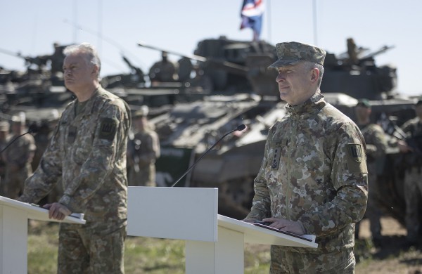 LR Prezidentas antradienį lankėsi tarptautinėse pratybose „Geležinis vilkas 2022 I“ Gaižiūnų poligone, Rukloje