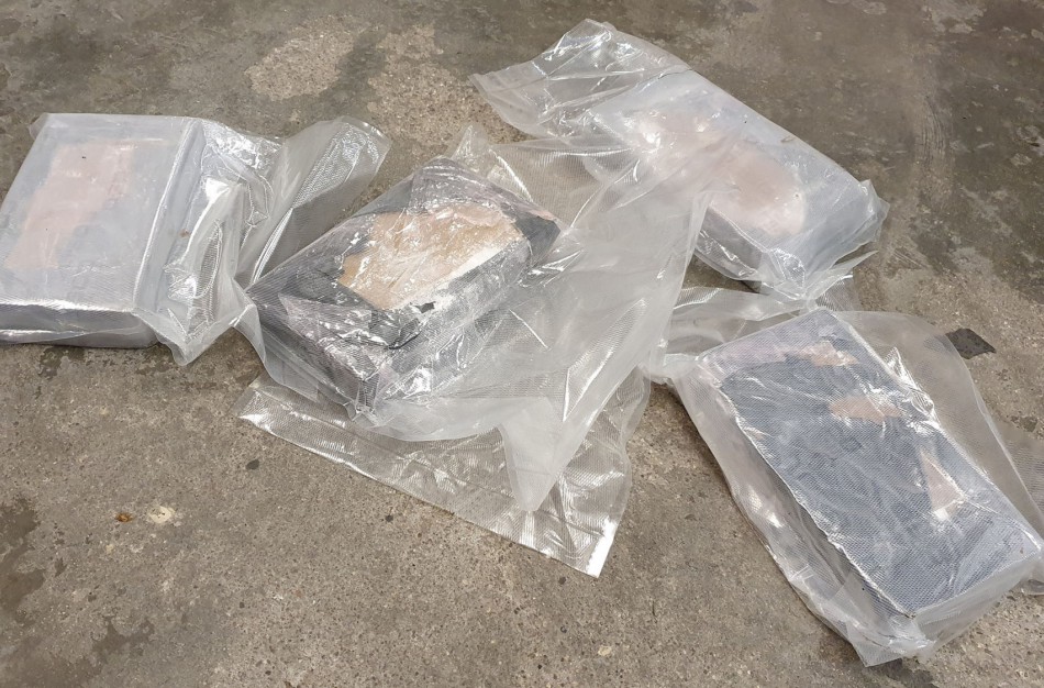 Sulaikyta didžiausia šiais metais kokaino kontrabanda