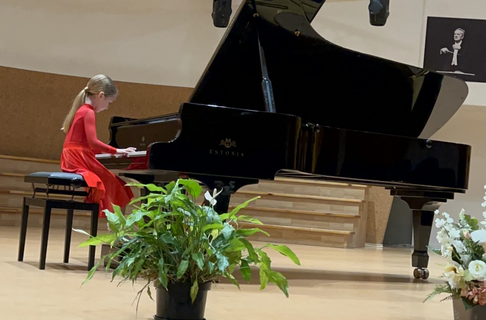 Jaunos pianistės sėkmė nacionaliniame konkurse