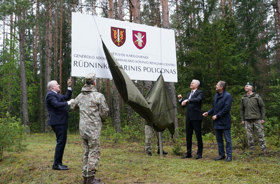Atidarytas Rūdninkų karinis poligonas, planuojama plėsti ir Gaižiūnų poligoną
