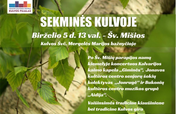 Sulaukėme savaitgalio: kokie renginiai planuojami Jonavoje?