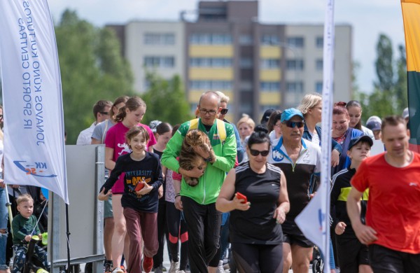 Jonavoje vyko tradicinis Olimpinės mylios bėgimas