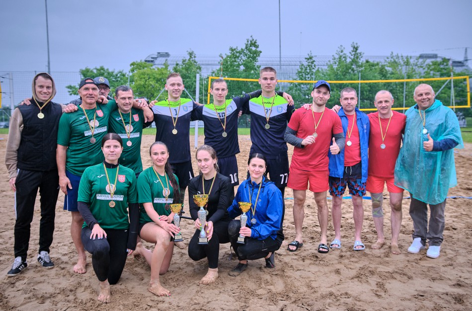 Lietus neišgąsdino Jonavos r. seniūnijų žaidynių dalyvių