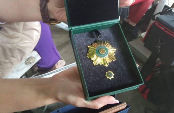 Meras pasveikino „Gerumo Žvaigžde“ apdovanotą V. Demidenko