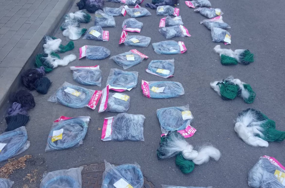 Jonaviškio prekyba tinklais baigėsi: konfiskuota daugiau nei 100 tinklų